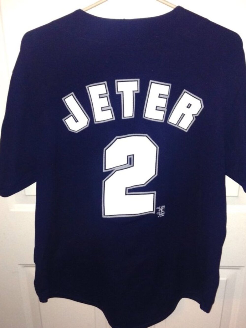 New York Yankees Jeter No 2 Button Closure Jersey